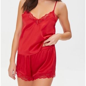 Red Satin Pajama Set ✨♥️